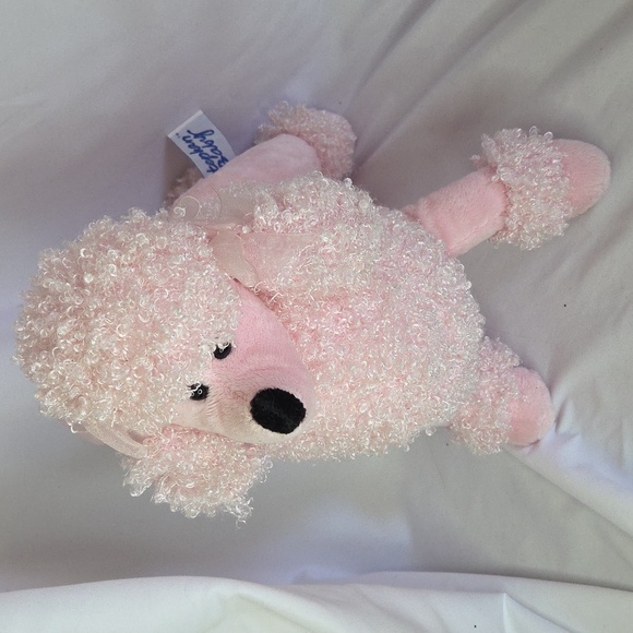 Pink Poodle Plush Stepkan soft stuffed animal pink bows 12" 2006 - Picture 8 of 13